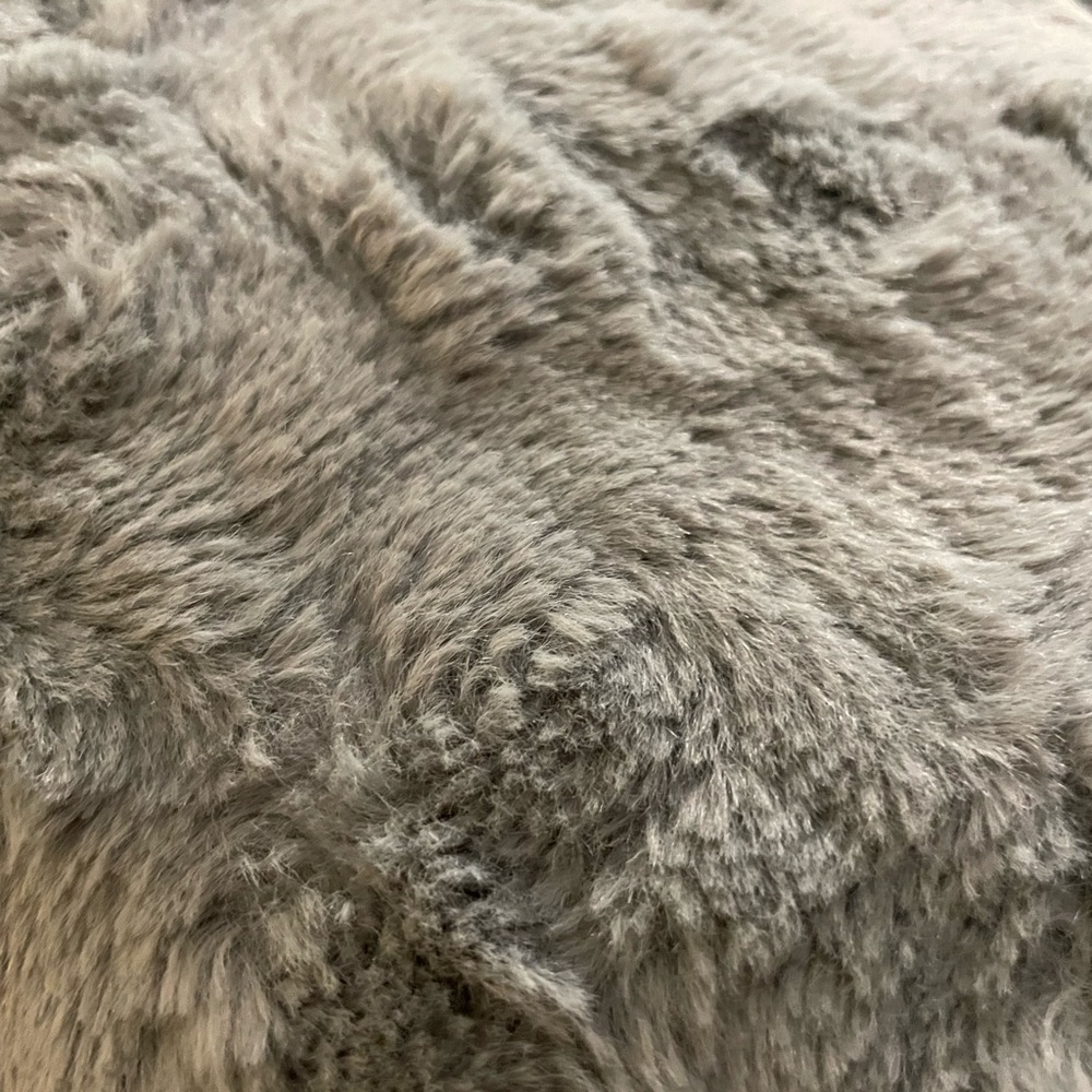 Sew Sweet Minky Gray Luna Pillow Case